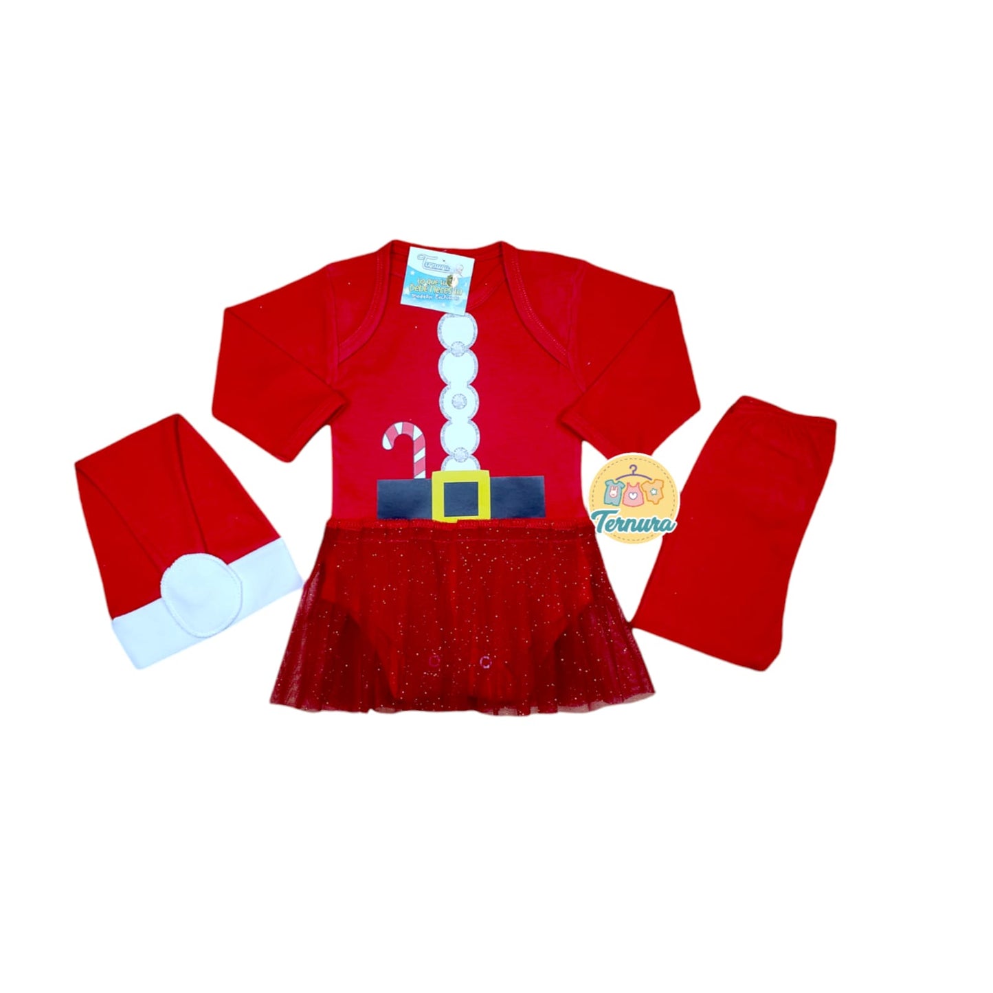 Conjunto navidad pascuerita