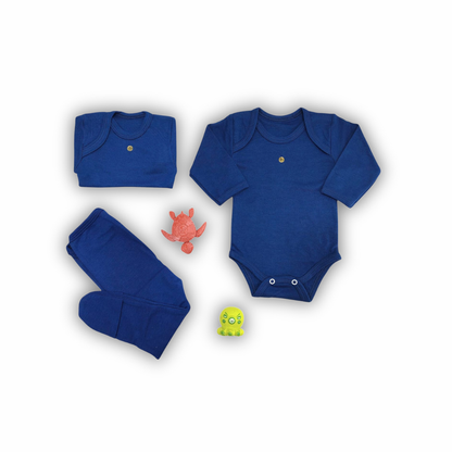 👶Conjunto 1 Body + 1 Camiseta + 1 Panty Infantil