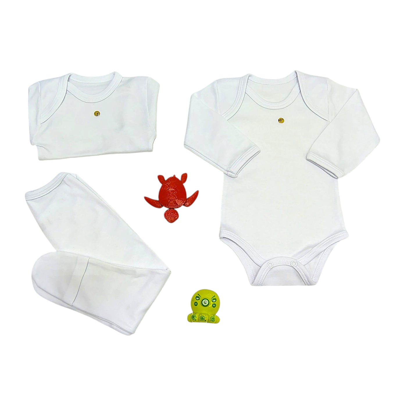 1 Body + 1 Camiseta + 1 Panty (Blanco)