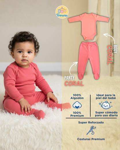 👶Conjunto Body + Panty Infantil