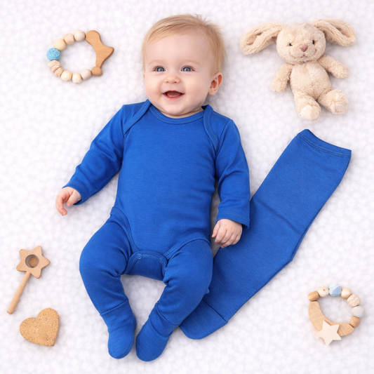 Body + Pantys (Azulino)