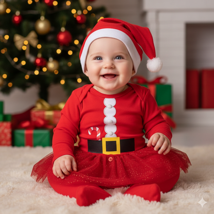 Conjunto navidad pascuerita