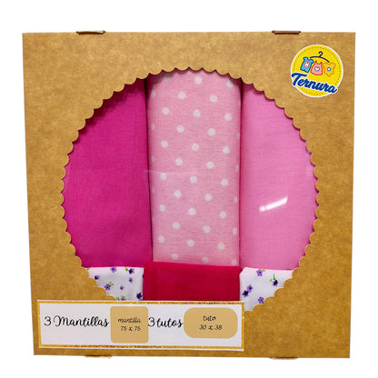 Set Mantillas + Tutitos – Algodón Nacional
