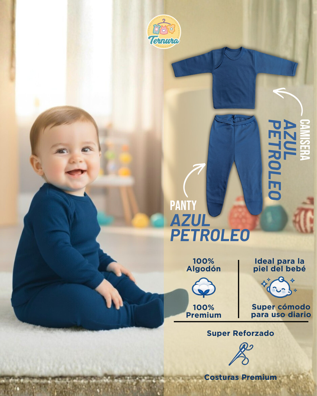 👶Conjunto Panty + Camiseta Infantil